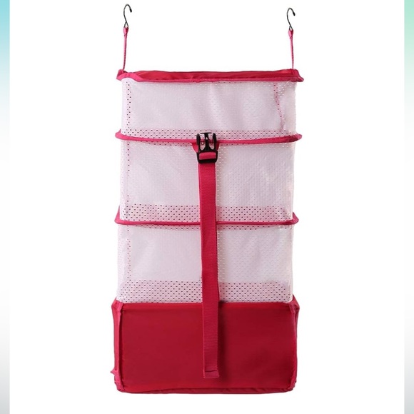 Hanging 3 shelf closet organizer - Picture 3 of 6